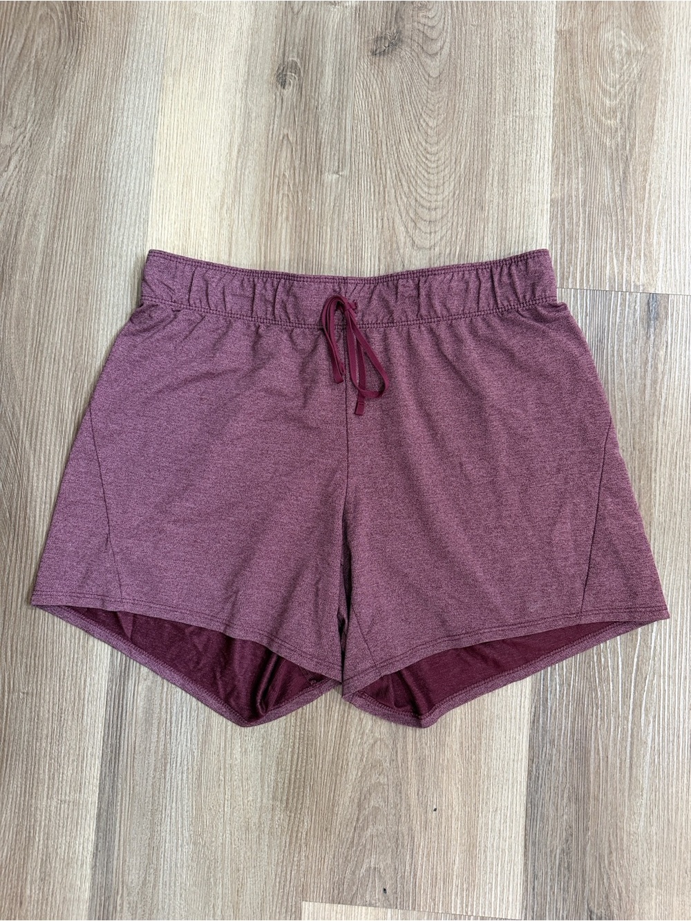Nike Shorts Burgundy Red Athletic Running Drawstring Waist Size Medium